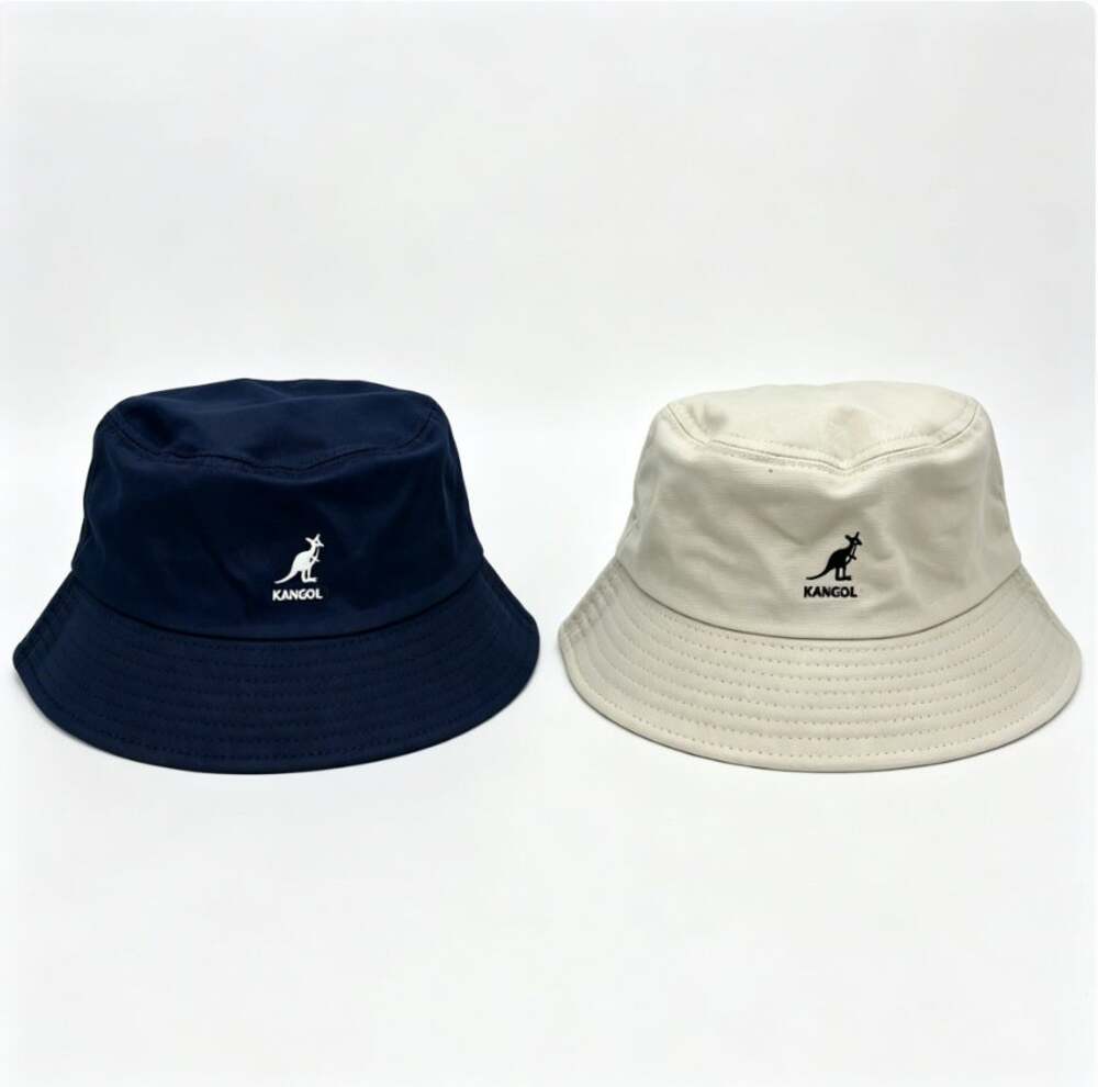 2X KANGOL Washed Cotton Bucket Hat Set
